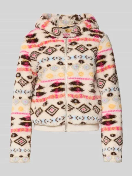 Bluza rozpinana o kroju regular fit z kapturem model ‘ANNA’ Only