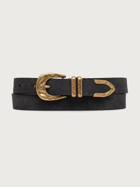MICHAEL Michael Kors curea pentru femei din piele negru