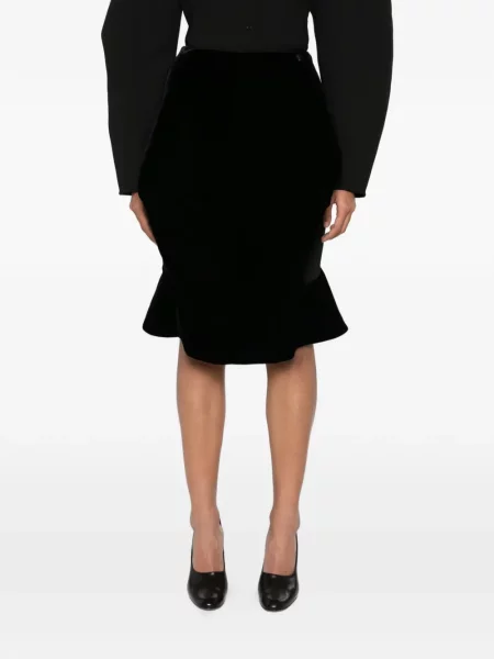 Fustă midi Jacquemus negru