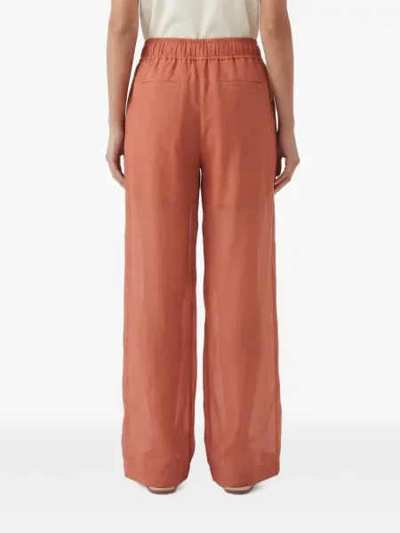 Pantaloni Brunello Cucinelli portocaliu