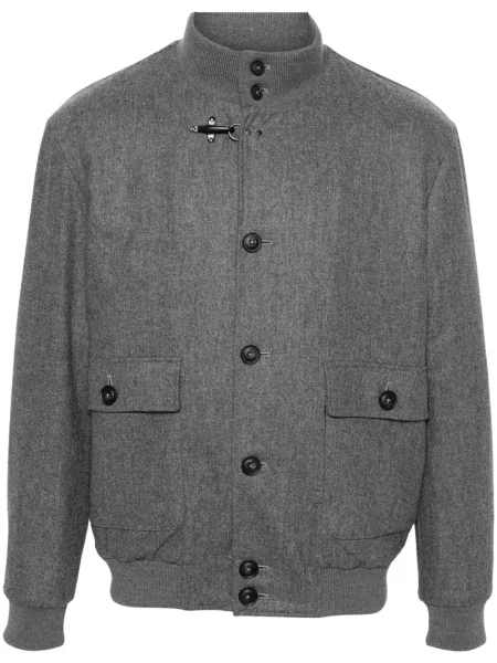 Geacă bomber Fay de lână gri