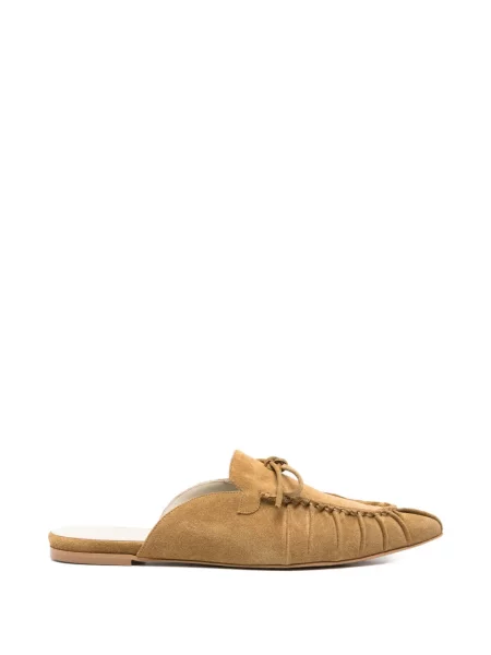 Mules Tela bez podpatku s vázáním