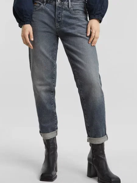 Джинси бойфренди G-star Raw сині