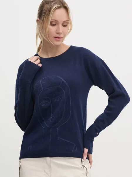 Rossignol pulover Lina x JCC femei marin light albastru