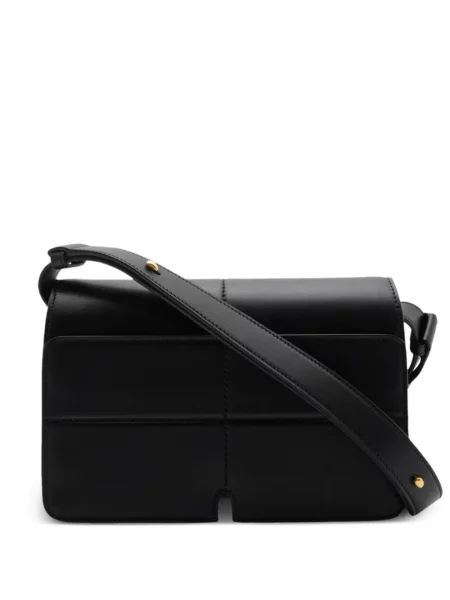 Geanta de piele Burberry din piele negru
