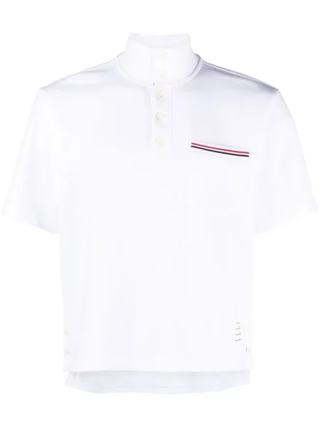 Polo Thom Browne cu dungi alb