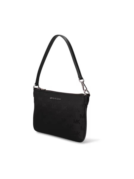 Portfel Michael Kors z logo czarny
