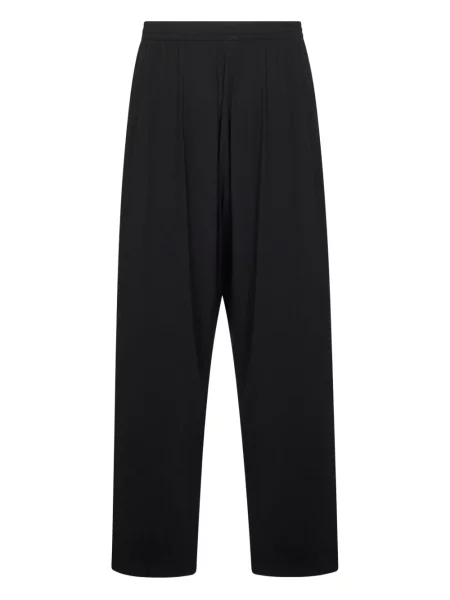 Pantaloni Balenciaga de lână negru