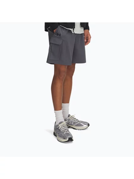 Мъжки шорти за тренировка Under Armour Vibe Woven Cargo castlerock/черни черно