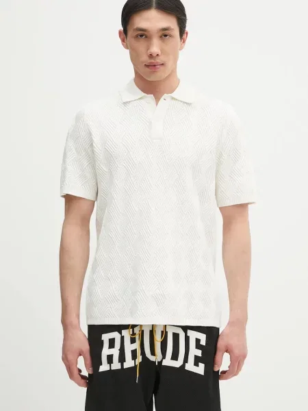 Samsoe Samsoe tricou polo Safinn uni bej
