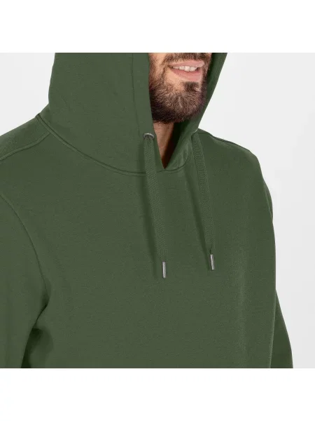 Bluza z kapturem Jako Organic zielona