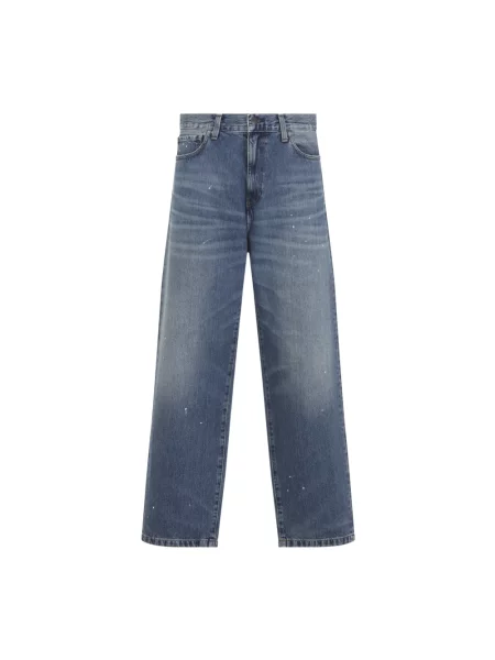 Jeansy Carhartt Wip niebieskie