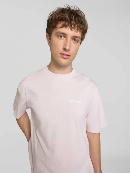 Oversized T-shirt z Wyhaftowane logo Pegador