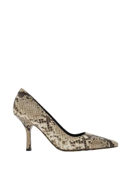 Pantofi cu toc Burberry din piele cu imagine