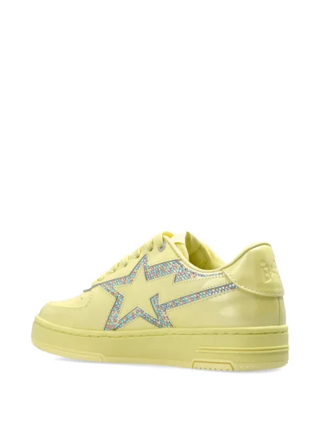 Sneakerși A Bathing Ape® din piele galben