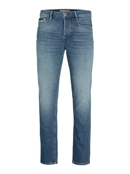 JACK & JONES Džinsai MIKE tamsiai džinso mėlyna