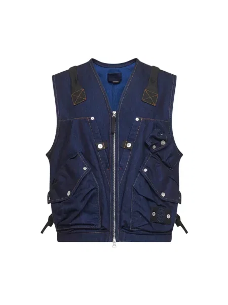 Kamizelka Stone Island z kamieniami niebieska