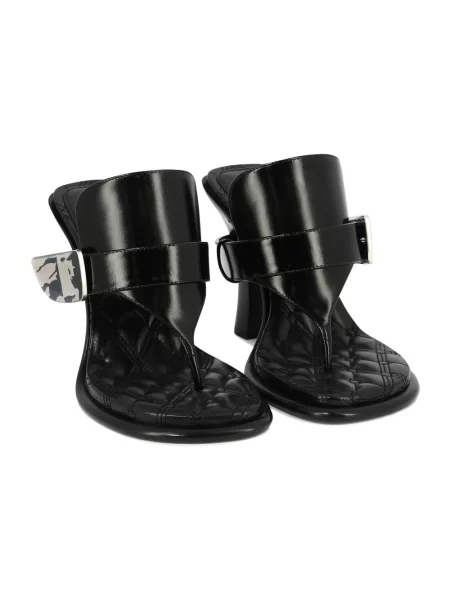 Klapki Burberry czarne