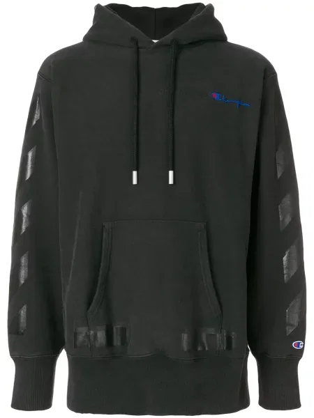 Hanorac Off-white cu autograf alb