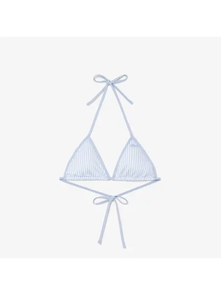 Lacoste Góra Od Bikini W Paski niebieska