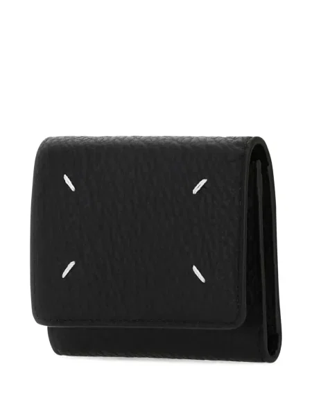 Portofel Maison Margiela din piele negru