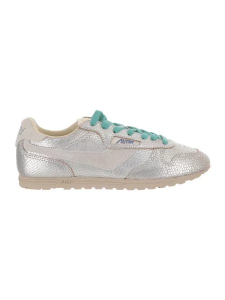 Sneakersy Autry skórzane szare