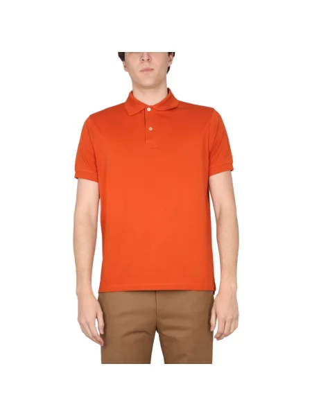 Koszulka polo Paul Smith pomarańczowa