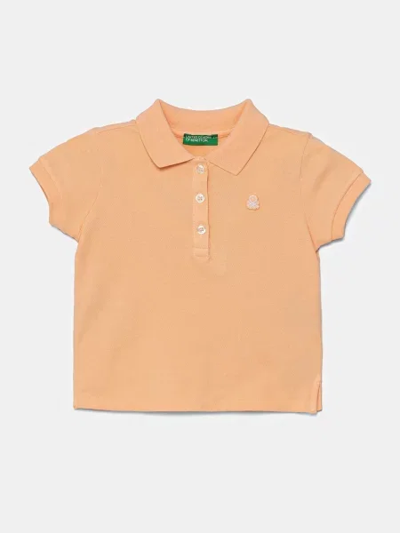 United Colors of Benetton polo tričko oranžové