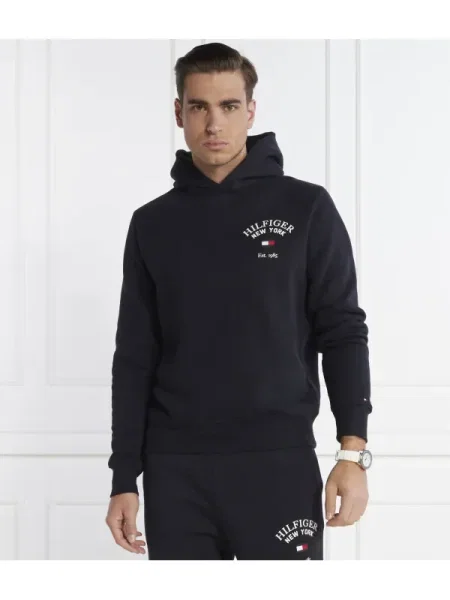 Tommy Hilfiger Hanorac ARCHED VARSITY alb