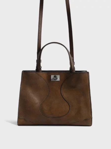 Вощена сумка Zadig&voltaire коричнева
