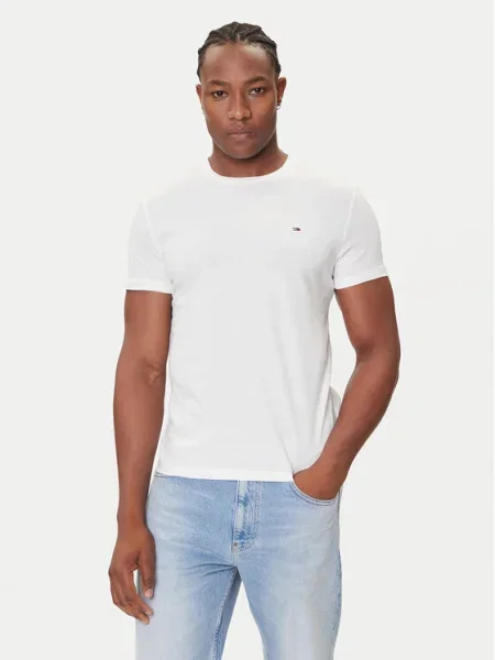 Tommy Jeans Tricou negru alb