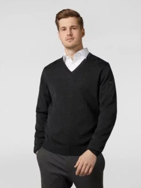 Sweter z żywej wełny Maerz Muenchen