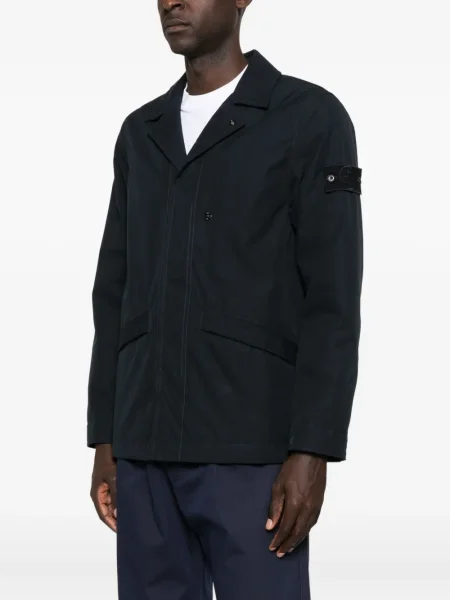 Geacă parka Stone Island cu strasuri albastru