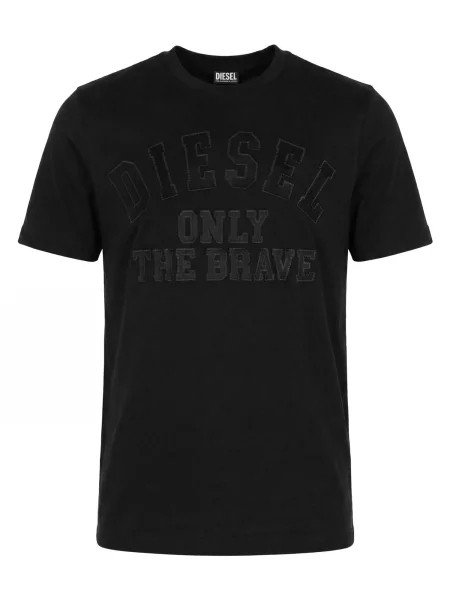 DIESEL Tričko T-JUST černá