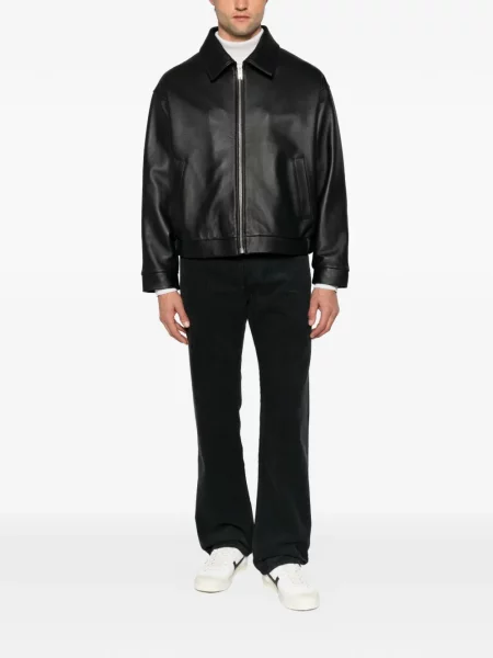 Blugi drepți Tom Ford de catifea cord gri