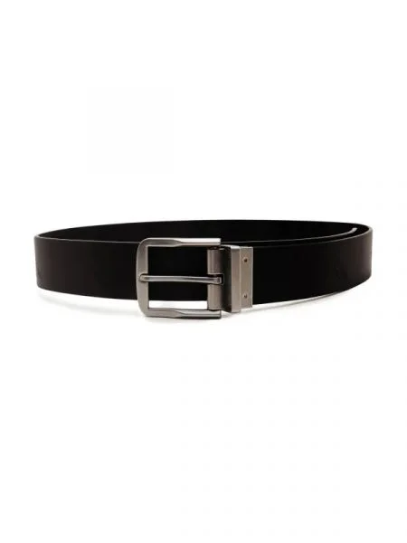 CALVIN KLEIN JEANS De piele cu două fețe negru