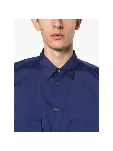 Koszula Comme Des Garcons casual niebieska