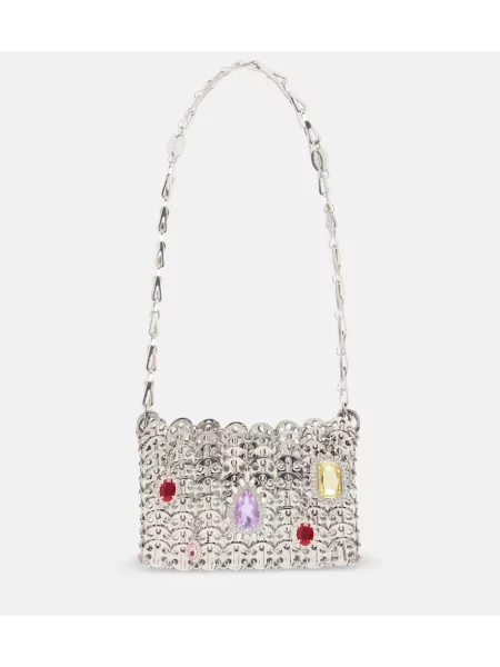 Geantă Rabanne argintiu