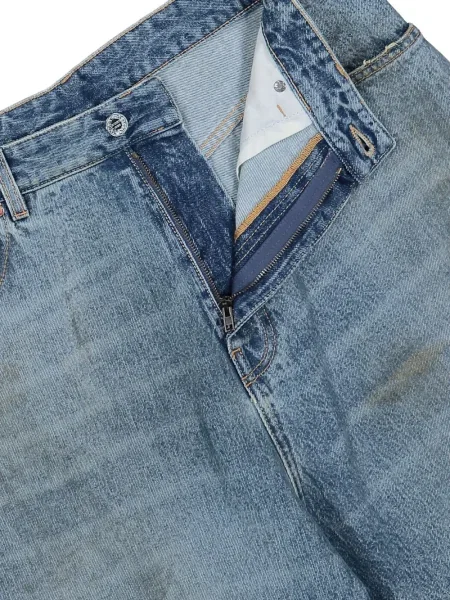 Blugi Vetements zdrențuiți albastru
