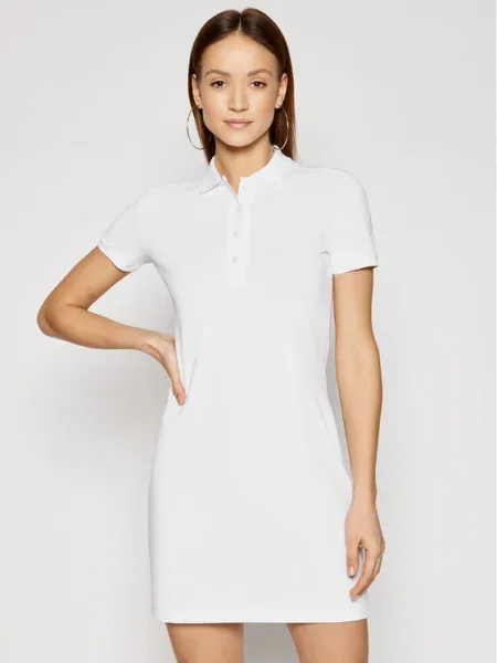 Lacoste Rochie de zi alb