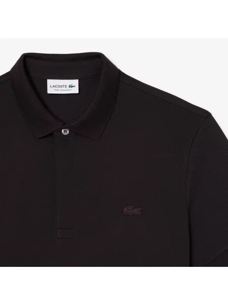 Lacoste Koszulka Polo Paryż Regular Fit Ciemnobrązowa brązowy