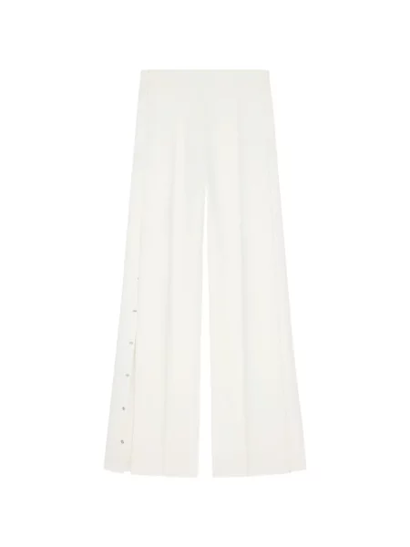 Pocnitură pantaloni Courreges din țesătură twill alb