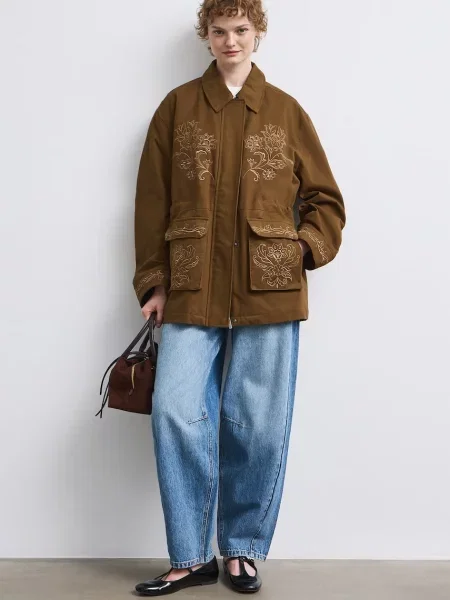Medicine slouchy džíny modré