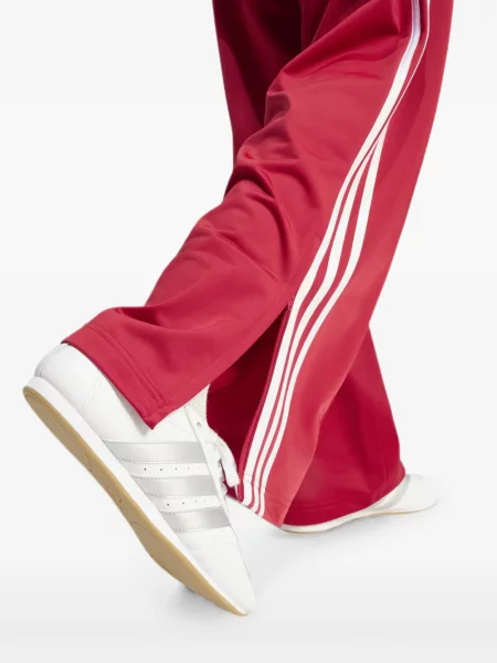 Pantaloni Adidas alergare roșu