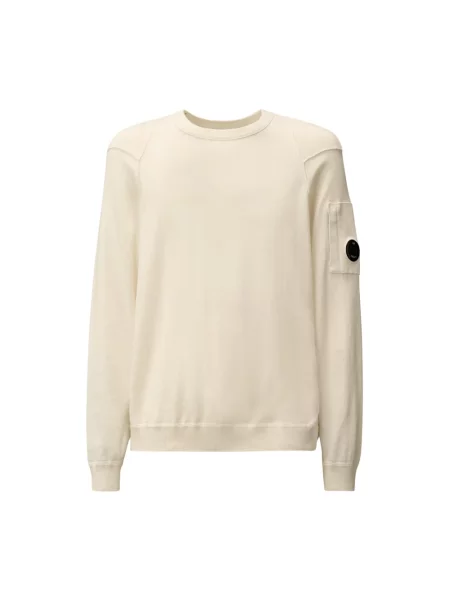Dzianinowy sweter C.p. Company biały