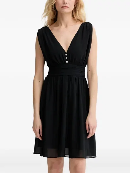 Rochie mini Morgan cu volane negru
