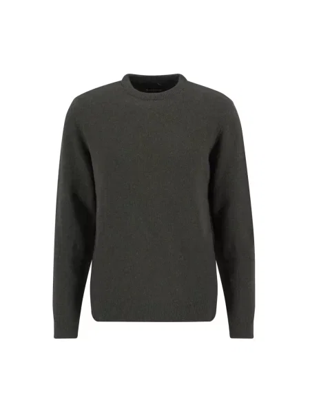 Sweter Barbour wełniany szary