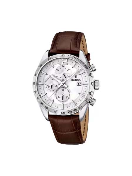FESTINA Analogové hodinky Chronograph TIMELESS CHRONOGRAPH stříbrná