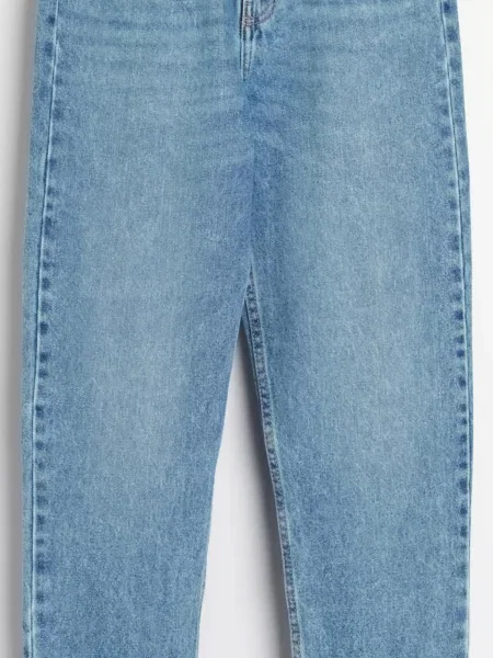 Джинси mom high waist синій