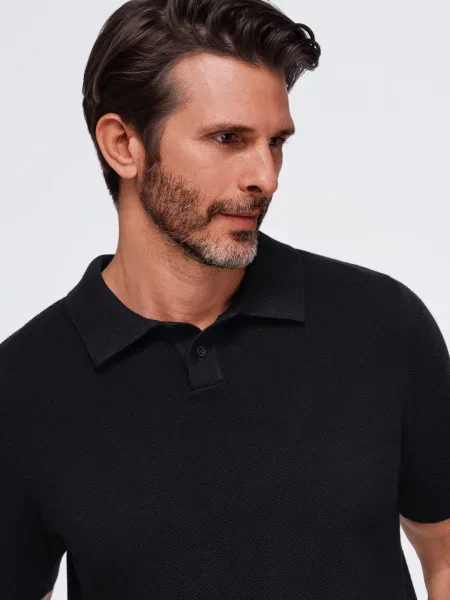 Polo majica Ombre crna